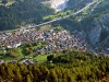 Il paese di Lozzo di Cadore ripreso da Soracrode