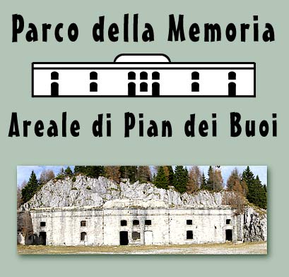 logo del Parco della Memoria di Pian dei Buoi a Lozzo di Cadore