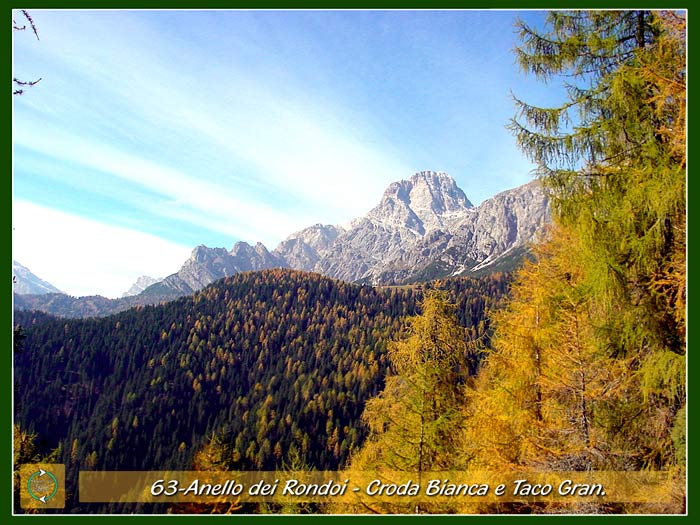 foto: Cresta d'Aieron, Croda Bianca e TAco Gran dall'Anello dei Rondoi 