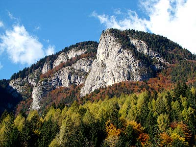 Croda Auta e Croda Bassa dall'Anello di Cianpeviei (segnavia n. 69)