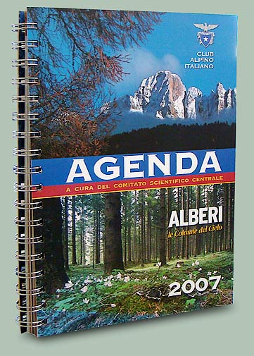 copertina agenda cai 2007: alberi colonne del cielo