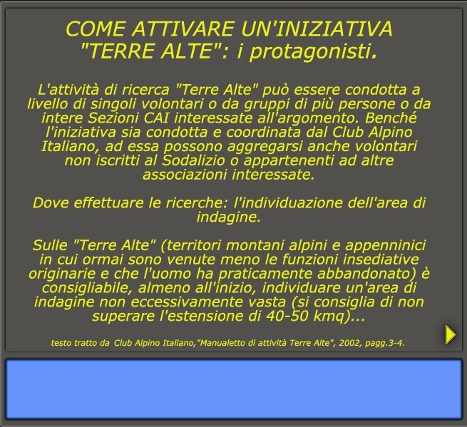 cosa puoi fare per attivare un'iniziativa "Terre Alte" (01)