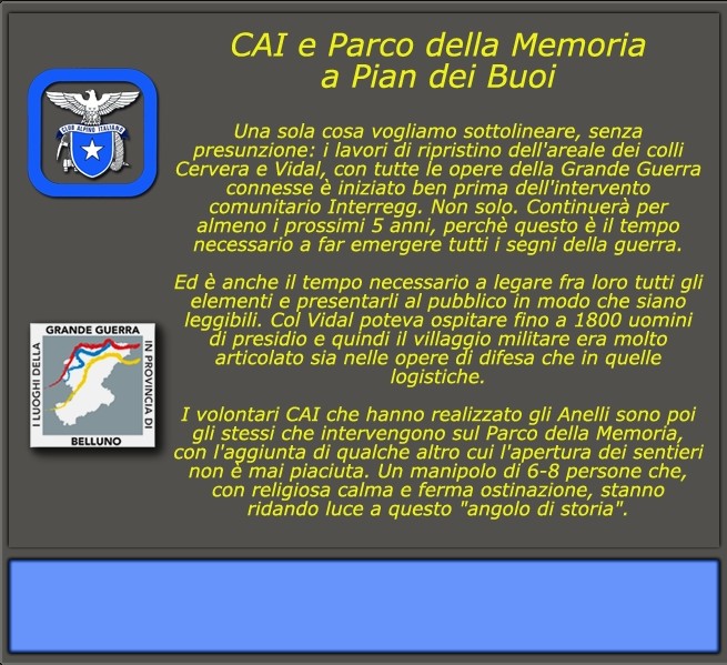 CAI e Parco della memoria a Pian dei Buoi (2)