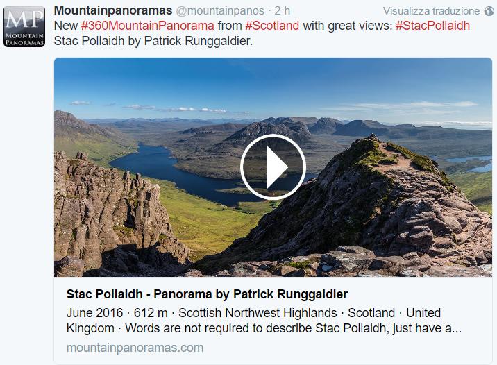 Mountainpanoramas - Scozia: Stac Pollaidh