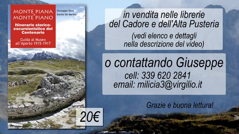 Acquisto "Monte Piana e Monte Piano - Itinerario storico-escursionistico del Centenario - Guida al Museo all'Aperto 1915-1917"