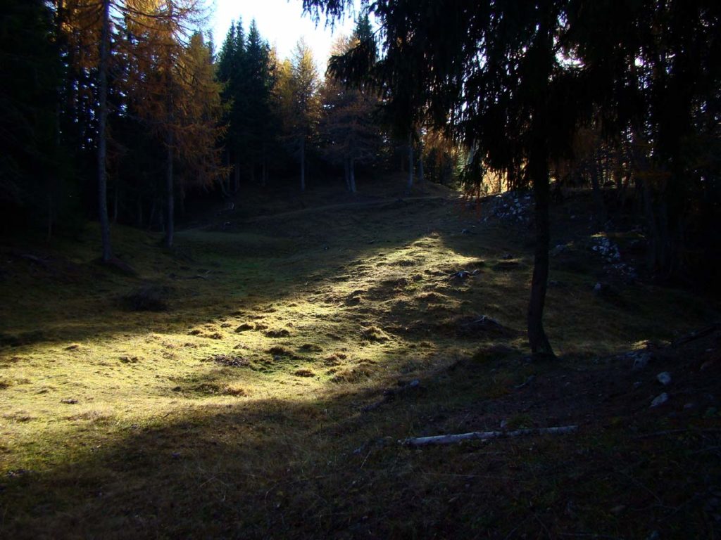 Raggio di sole al Ciadin dei Laris