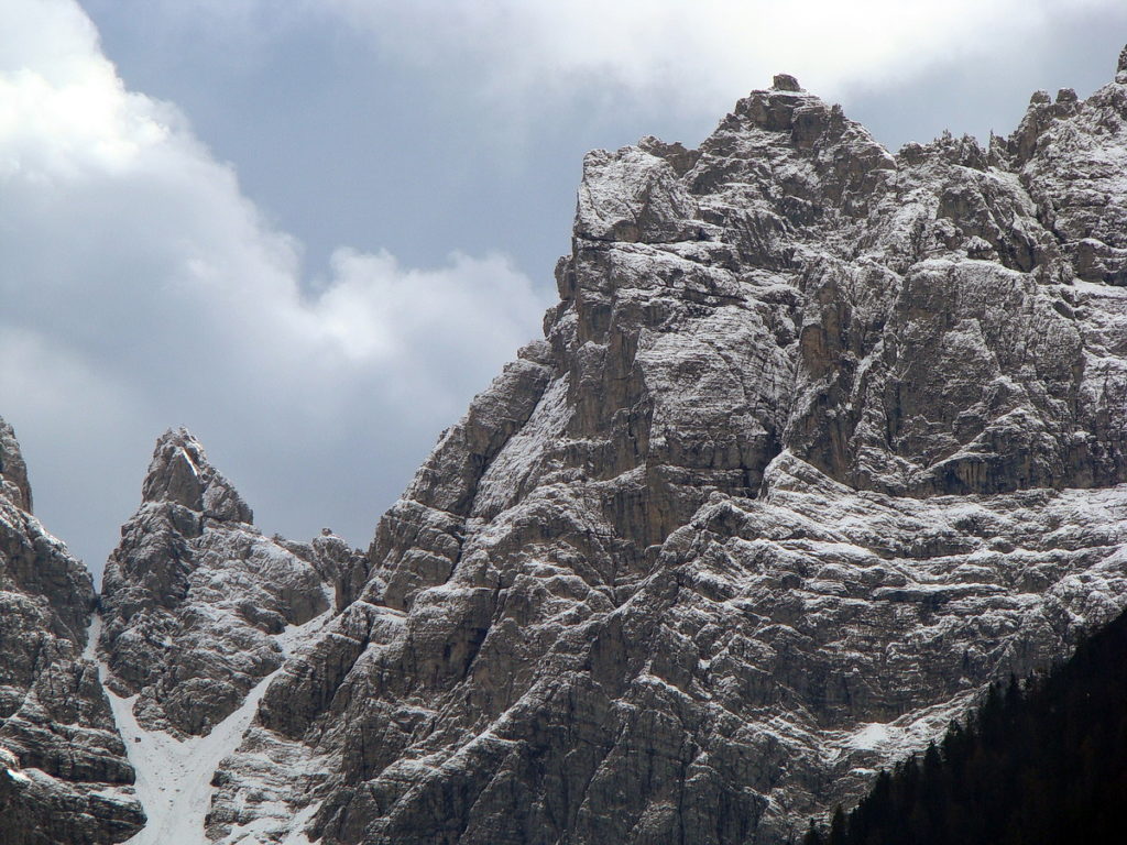 Torre Both, Tacca del Cridola e M. Cridola da Lozzo di Cadore