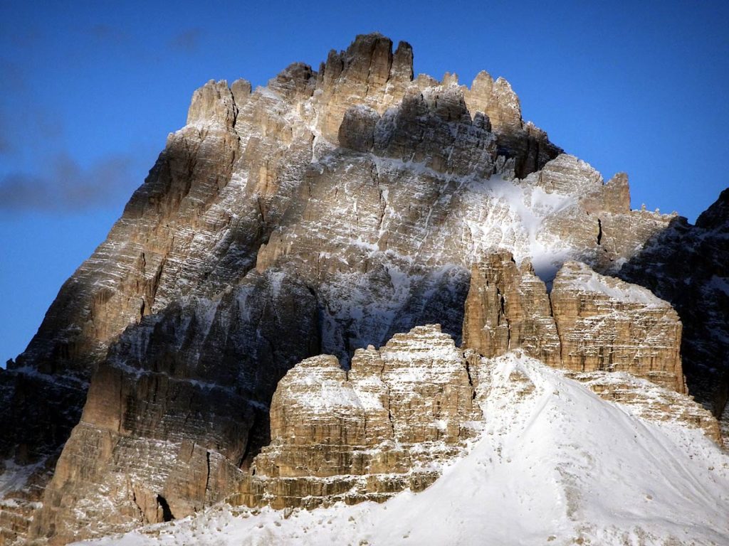 P. Tre Scarperi e T. dei Scarperi dal Monte Piana