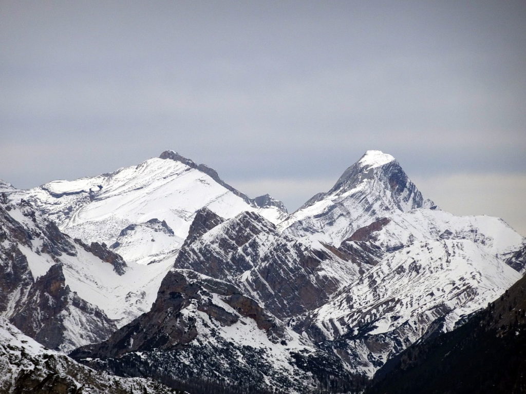 Cima Dieci e Cima Nove dalle Cianpedele