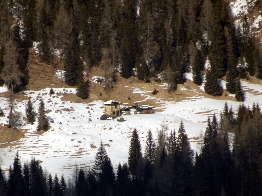 Casera Val da Rin (1830 m) da Monte Verna