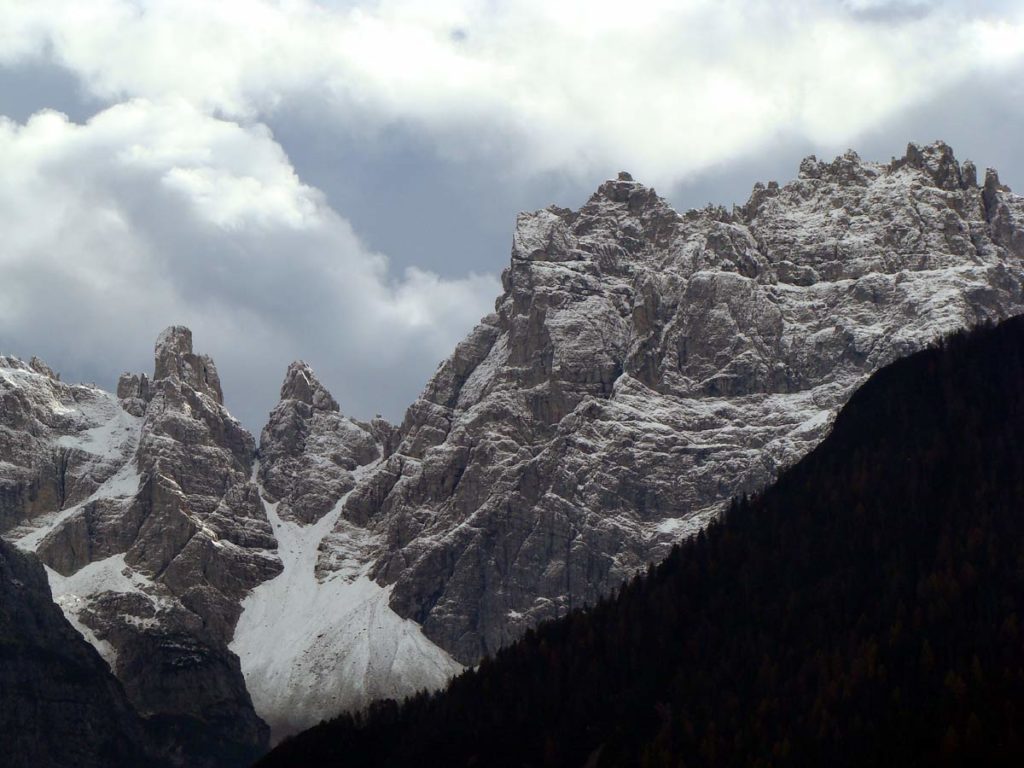 Torre Cridola, Torre Both e Cridola da Lozzo di Cadore