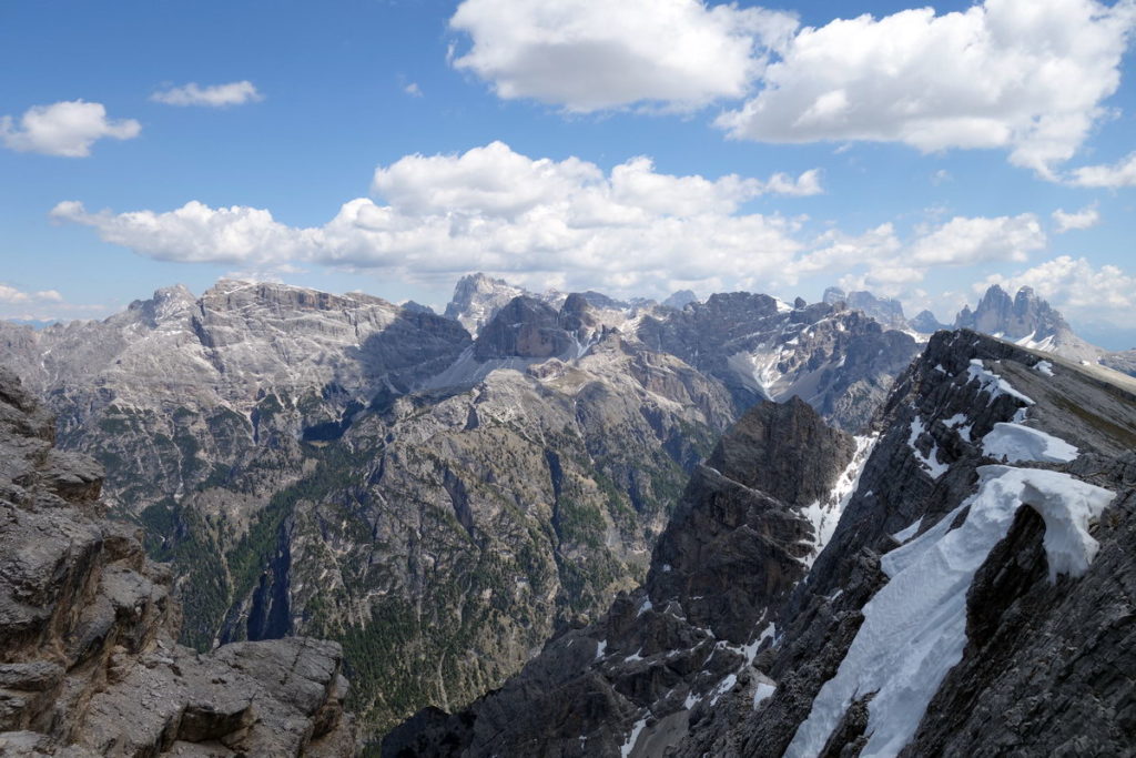 Dalla Rocca dei Baranci alle Tre Cime di Lavaredo salendo al Picco di Vallandro