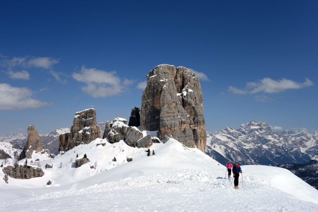 Cinque Torri dal rifugio Scoiattoli