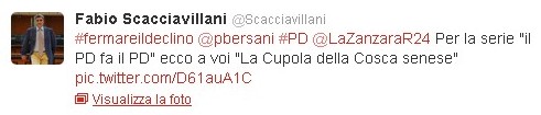 tweet pd cupola senese