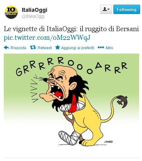 Bersani e MPS: il ruggito #vienimiasbranare